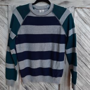 Boys Lands End long sleeve stripe sweater